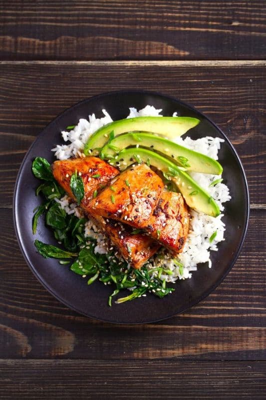 Salmon Rice Bowl
