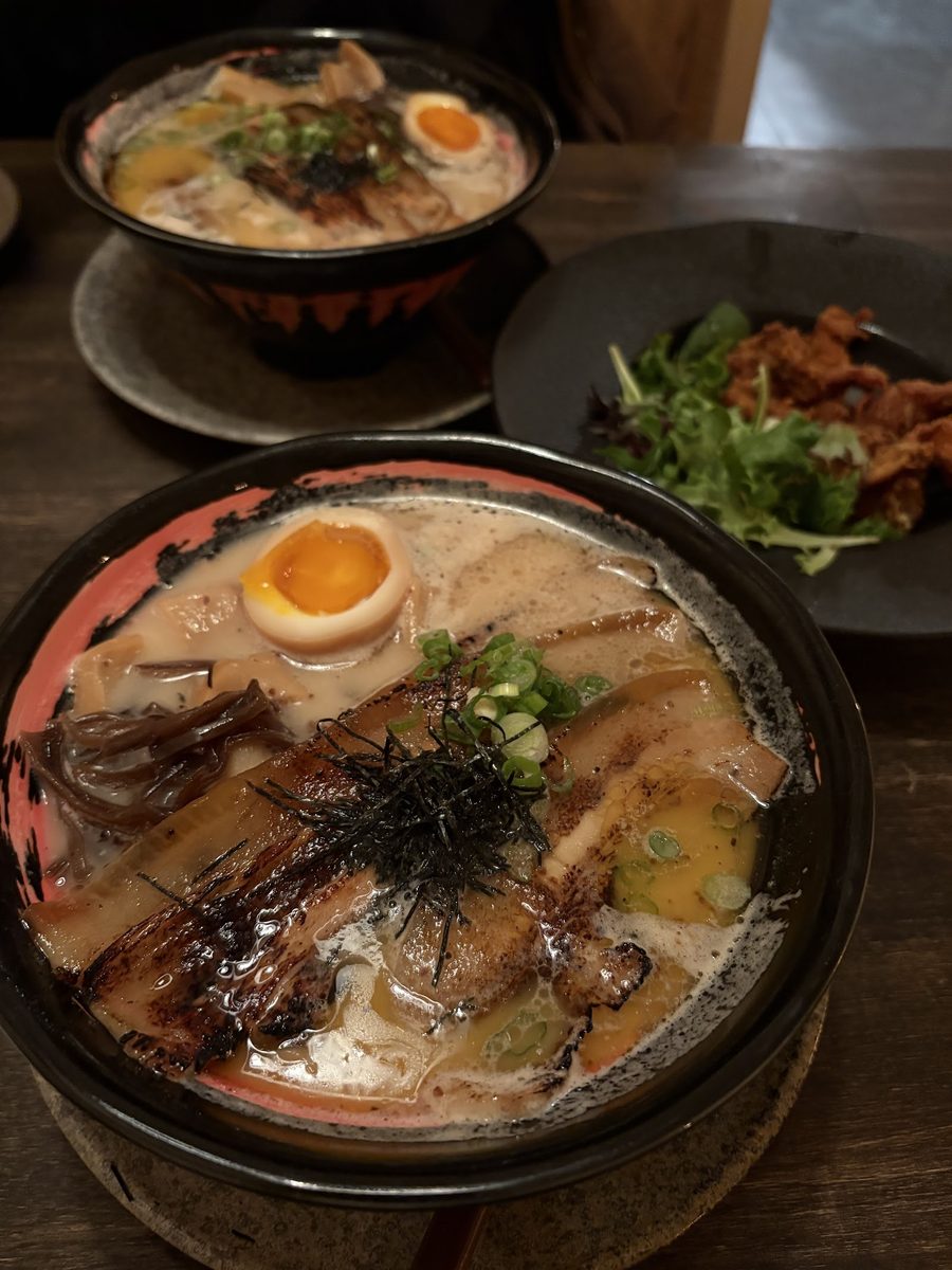 Bowl of tonkotsu ramen